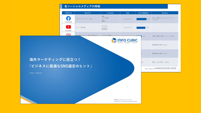 海外マーケティングに役立つ！「ビジネスに最適なSNS選定のヒント」ーの画像