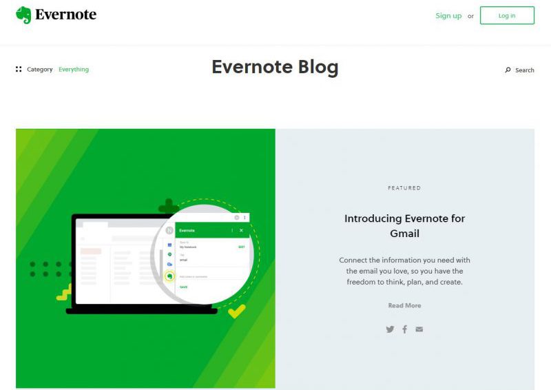 evernote blog